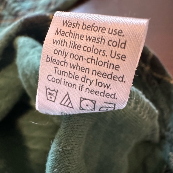 HB Kids Plaid Dress Green Black Gold Excellent Like New Condition Girls - Picture 5 of 6